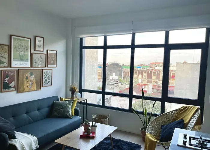 Y Luminoso Apatamento En El Centro Historico Apartment Mexico City
